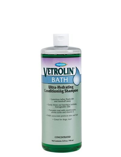 vetrolin bath champú acondicionador perros y caballos 946 ml